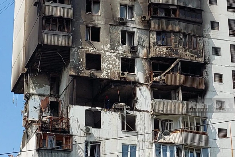 Kiyevdə 16 mərtəbəli binada baş vermiş partlayış nəticəsində 3 nəfər ölüb