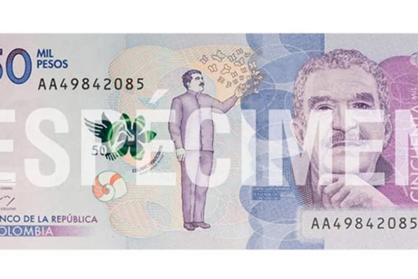 Banknotes featuring Marquez put out