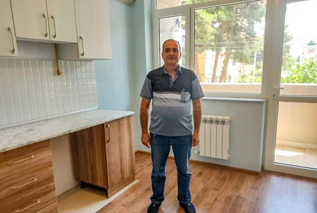 Salyanda 33 şəhid ailəsi və müharibə əlilinə mənzillər verildi