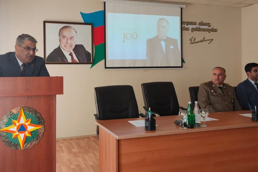В МЧС прошло мероприятие на тему Мы изучаем наследие Гейдара Алиева