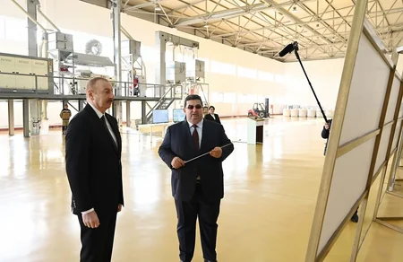 Prezident Ağstafa Aqrar Sənaye Kompleksinin açılışında iştirak edib - YENİLƏNİB