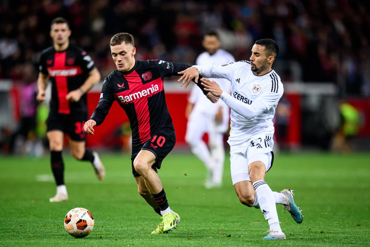 Лига Европы: Карабах в меньшинстве минимально уступил Байеру