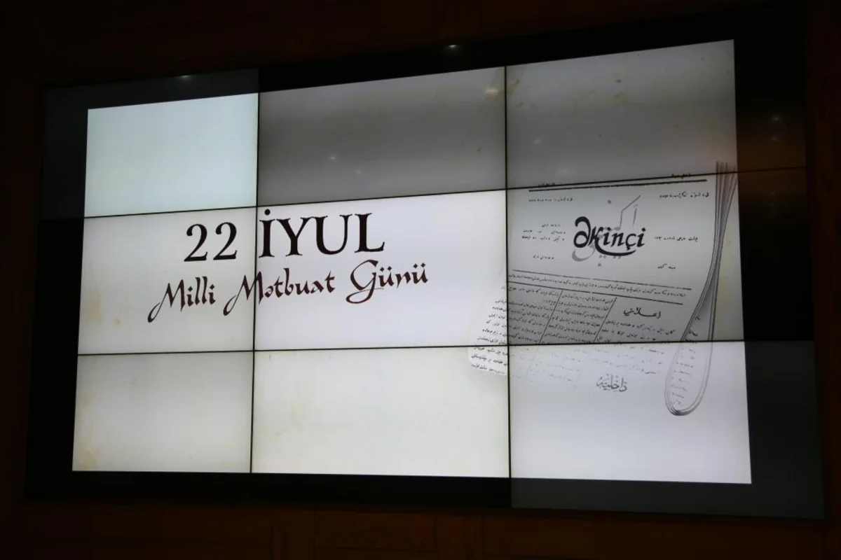 Şəmkirdə Milli Mətbuat Günü münasibətilə tədbir keçirilib