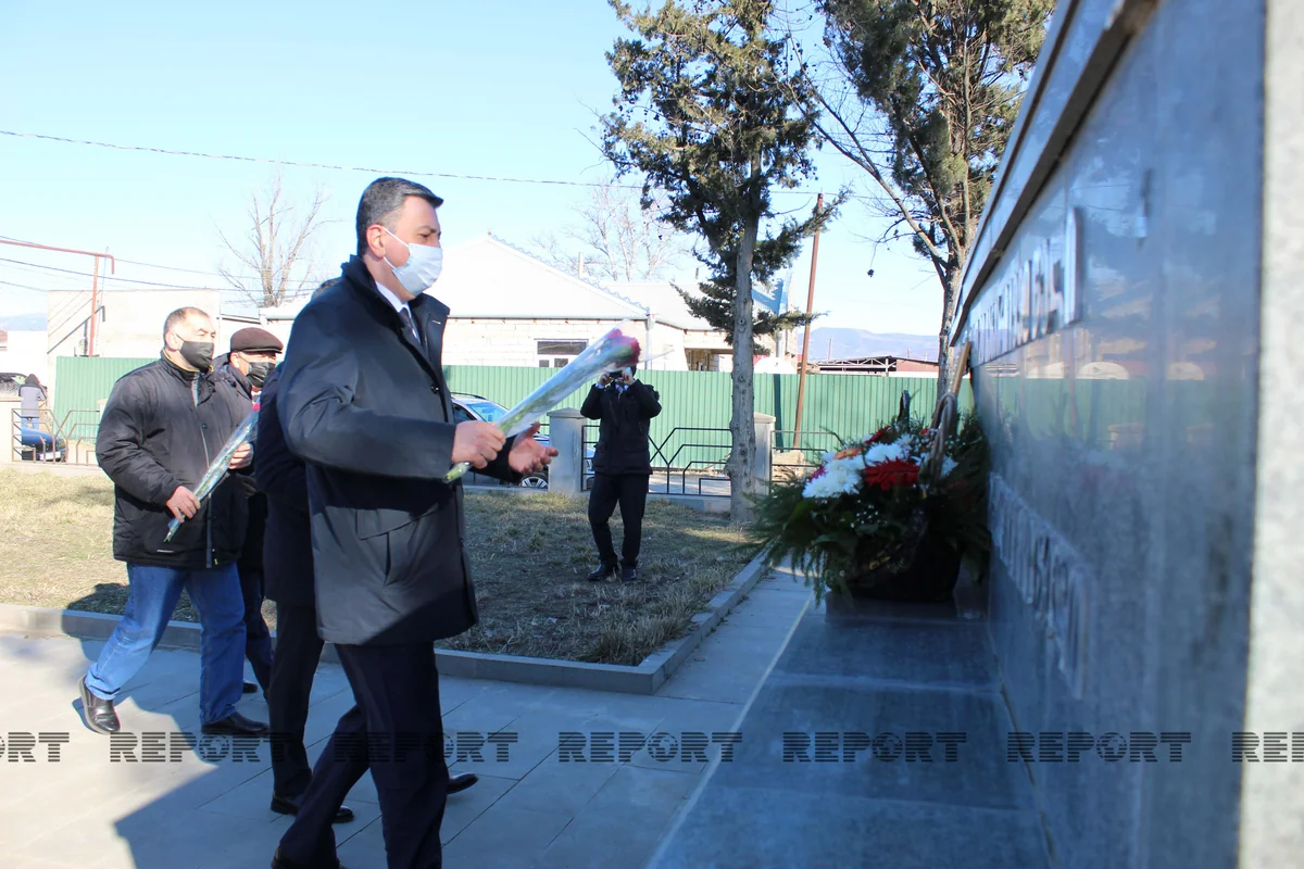 Azərbaycan səfiri Gürcüstandakı Şəhid abidəsini ziyarət edib
