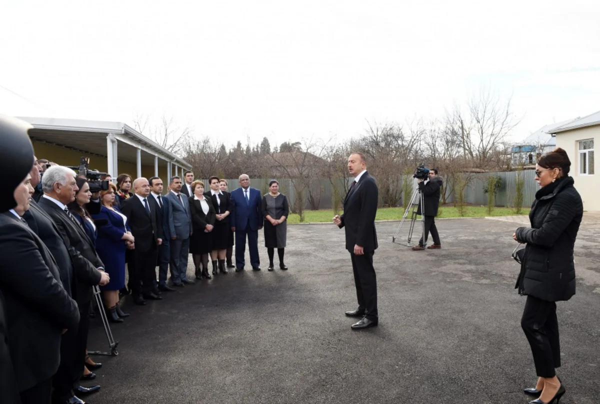 President Ilham Aliyev arrived in Aghdam district for visit