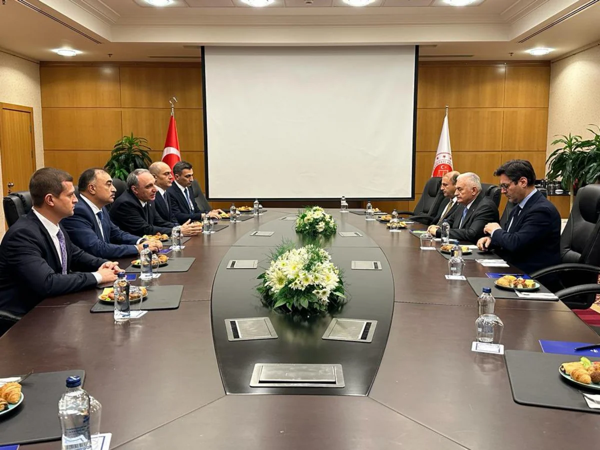 Kamran Əliyev Türkiyədə Binəli Yıldırımla görüşüb