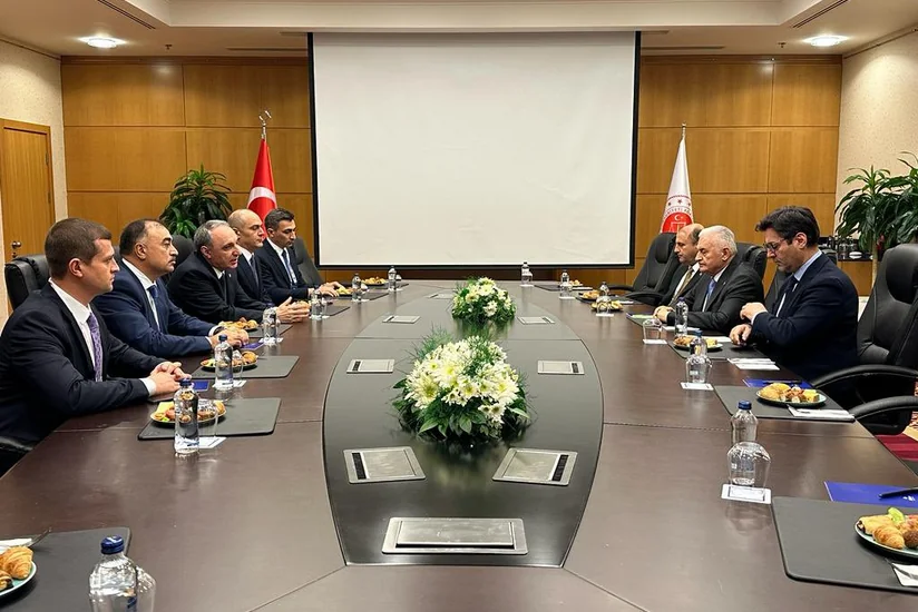 Kamran Əliyev Türkiyədə Binəli Yıldırımla görüşüb
