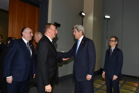 Prezident İlham Əliyevin ABŞ-ın vitse-prezidenti Co Baydenlə görüşüb