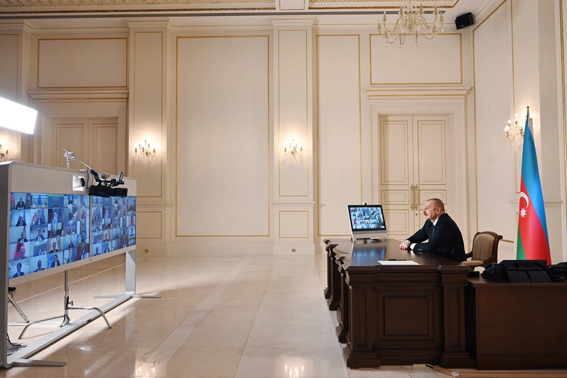 President makes speech at 7th Ministerial Meeting of Southern Gas Corridor Advisory Council