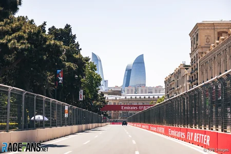 Formula 1 pilotları Bakıda - FOTOLAR