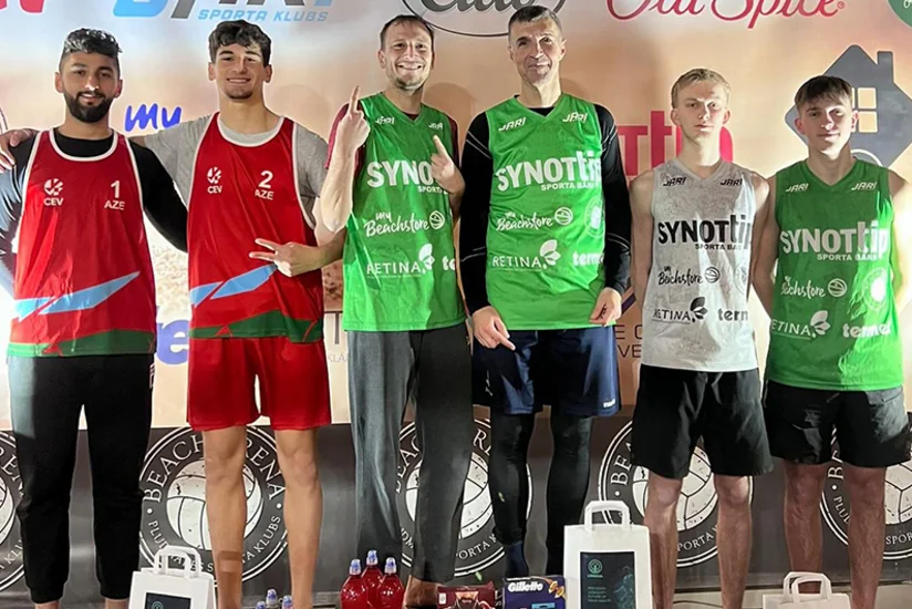 Azərbaycanın çimərlik voleybolu millisi Latviya açıq çempionatında iştirak edib
