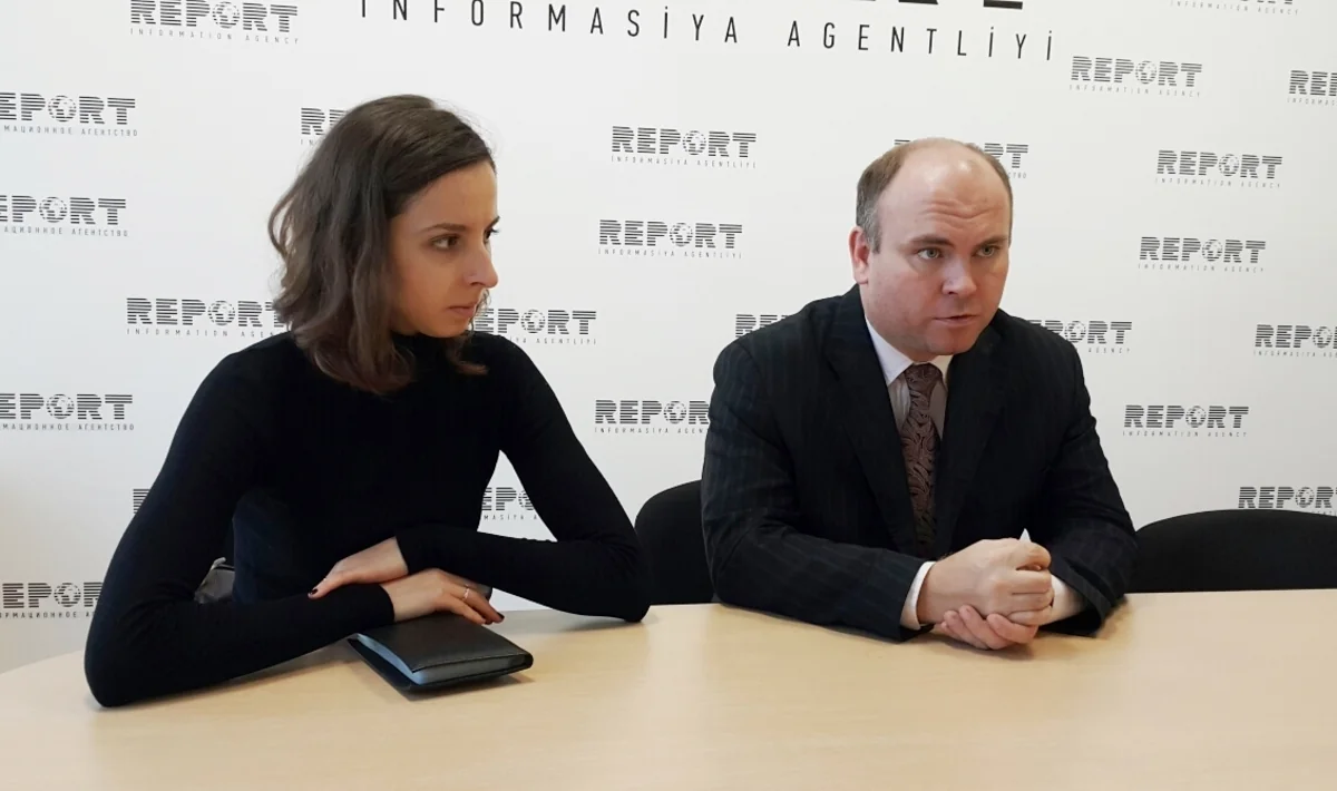 Cоветник посольства России в Азербайджане посетил агентство Report