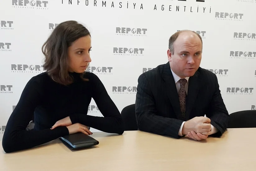 Cоветник посольства России в Азербайджане посетил агентство Report