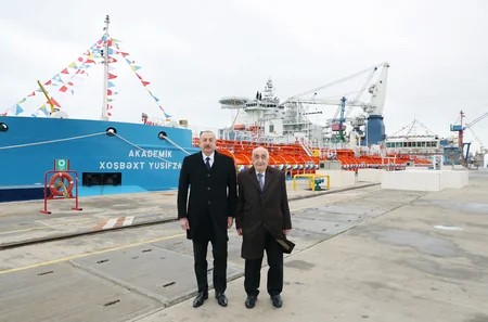 “Academician Khoshbakht Yusifzade” tanker commissioned. President Ilham Aliyev attends ceremony - UPDATED
