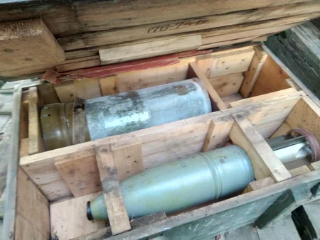 В Ходжавенде обнаружены танковые снаряды