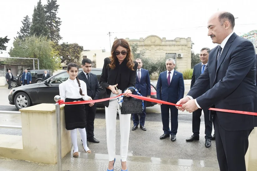 First Vice-President Mehriban Aliyeva opens new building of Mashtagha Cultural Center