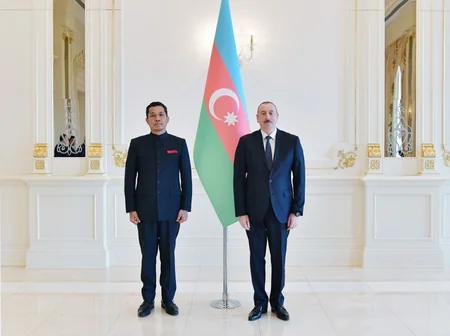 Prezident İlham Əliyev Hindistanın yeni səfirinin etimadnaməsini qəbul edib