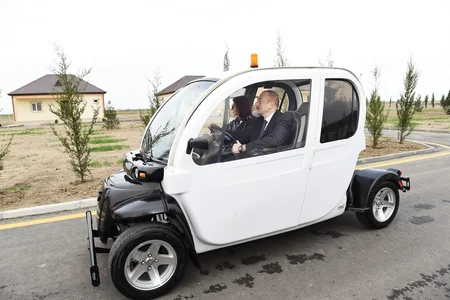 President Ilham Aliyev attends opening of Qarabag Equestrian Complex