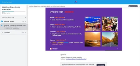 Azərbaycanın turizm potensialı onlayn platformalar vasitəsilə tanıdılır