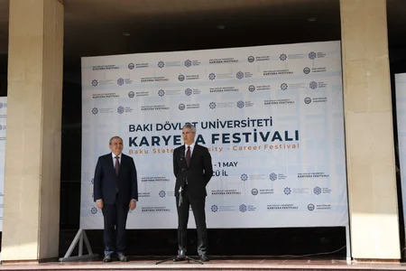 BDU-nun 105 illik yubileyinə həsr olunan Karyera Festivalının açılışı olub
