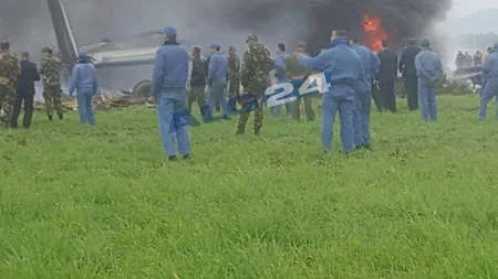 Over 200 soldiers killed in Algeria plane crash - VIDEO