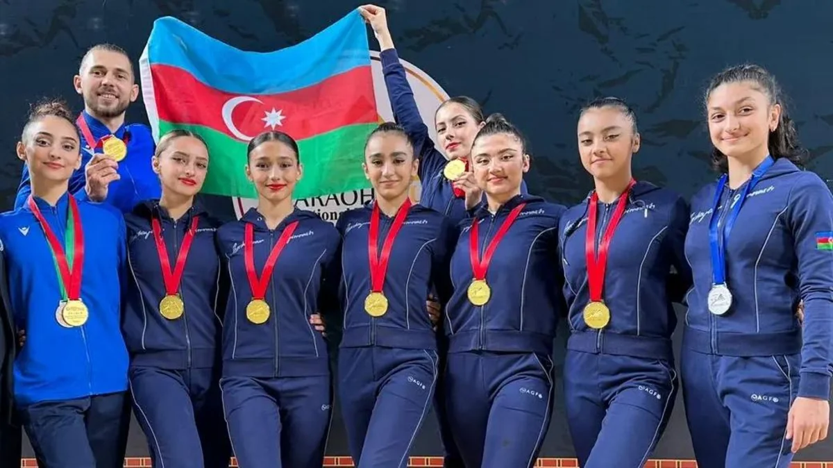 Azerbaijani gymnasts claim three gold medals in Egypt
