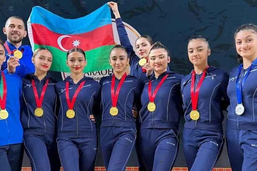 Azerbaijani gymnasts claim three gold medals in Egypt
