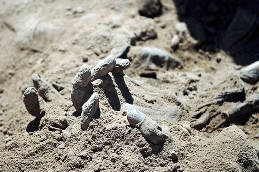 Иракские солдаты обнаружили массовое захоронение к югу от Мосула