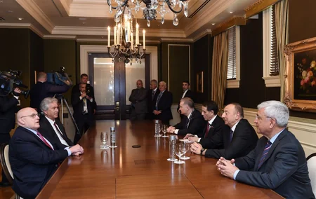 President Ilham Aliyev met with US public figures