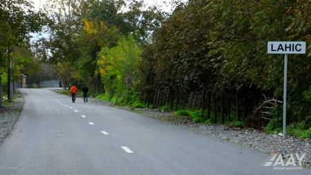 Zaqatalada Əliabad-Bəhmətli-Kürdəmir-Lahıc yolu yenidən qurulub