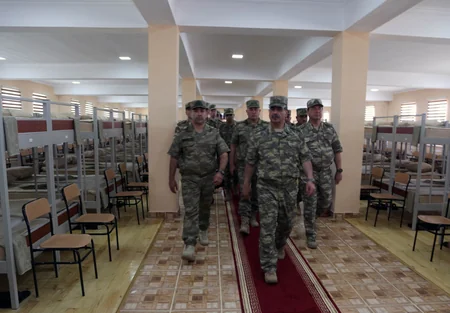 В прифронтовой зоне состоялись открытия зенитно-ракетного и инженерно-саперного воинских частей