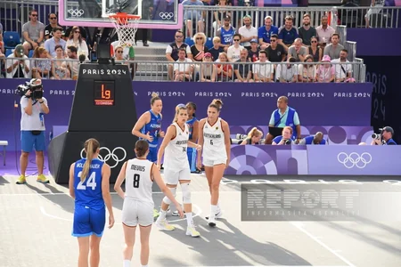 Paris-2024: Azərbaycanın qadınlardan ibarət 3x3 basketbol millisi növbəti görüşünə çıxıb - YENİLƏNİB - 2