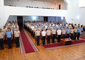 Azərbaycan Ordusunda müxtəlif xarici dillər üzrə təşkil olunmuş kursların buraxılış mərasimi keçirilib