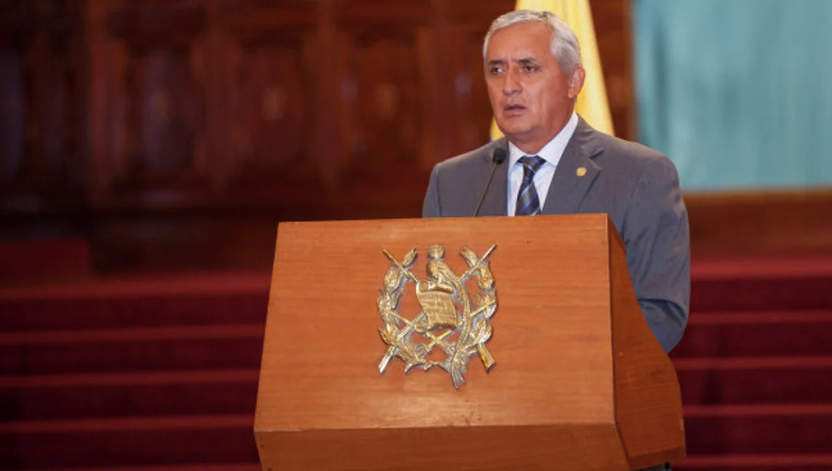 Guatemala's President resigns hours after a judge issued a warrant for his arrest