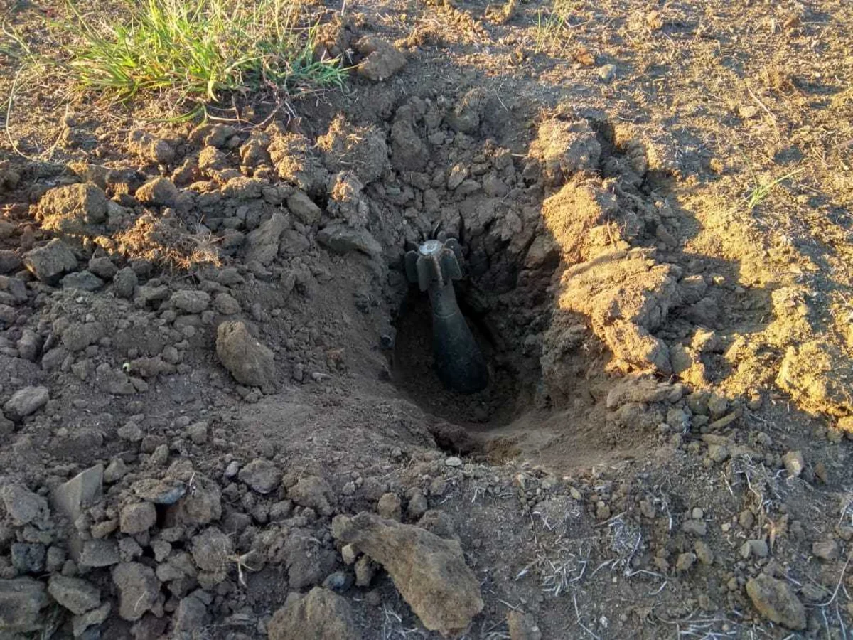 Ağstafada minaatan mərmisi aşkar olunub