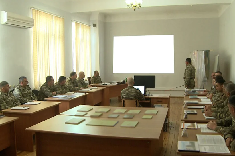 Command and staff exercises underway in one of military units