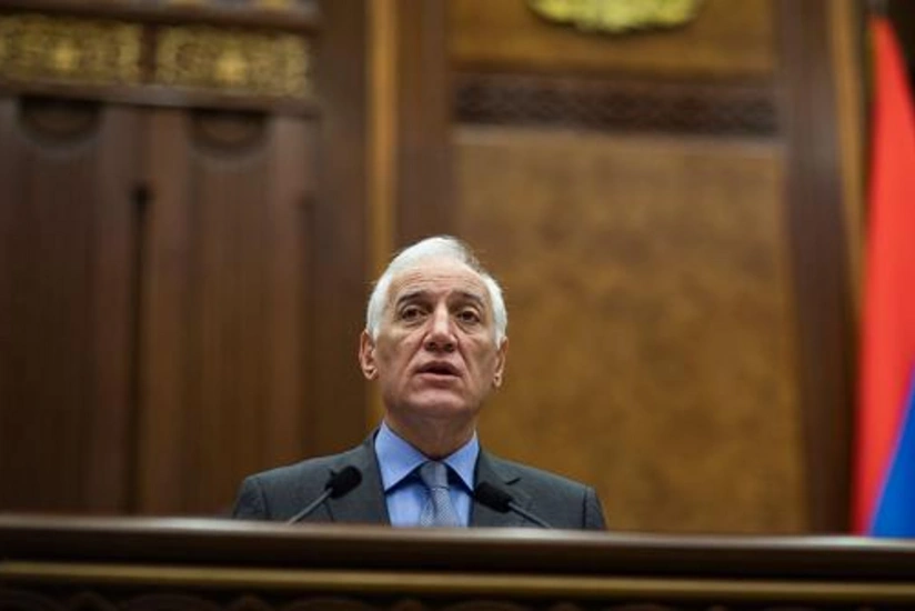 Armenian president leaves for Brussels