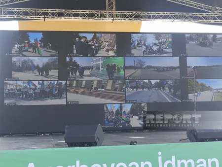 Qubada idman paradı keçirilib
