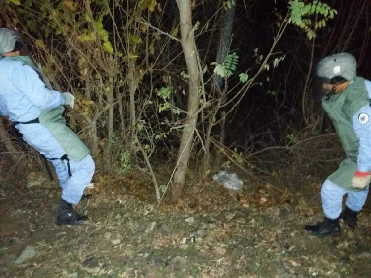 Tərtərdə 1 ədəd təlim məqsədli tank əleyhinə mina tapılıb