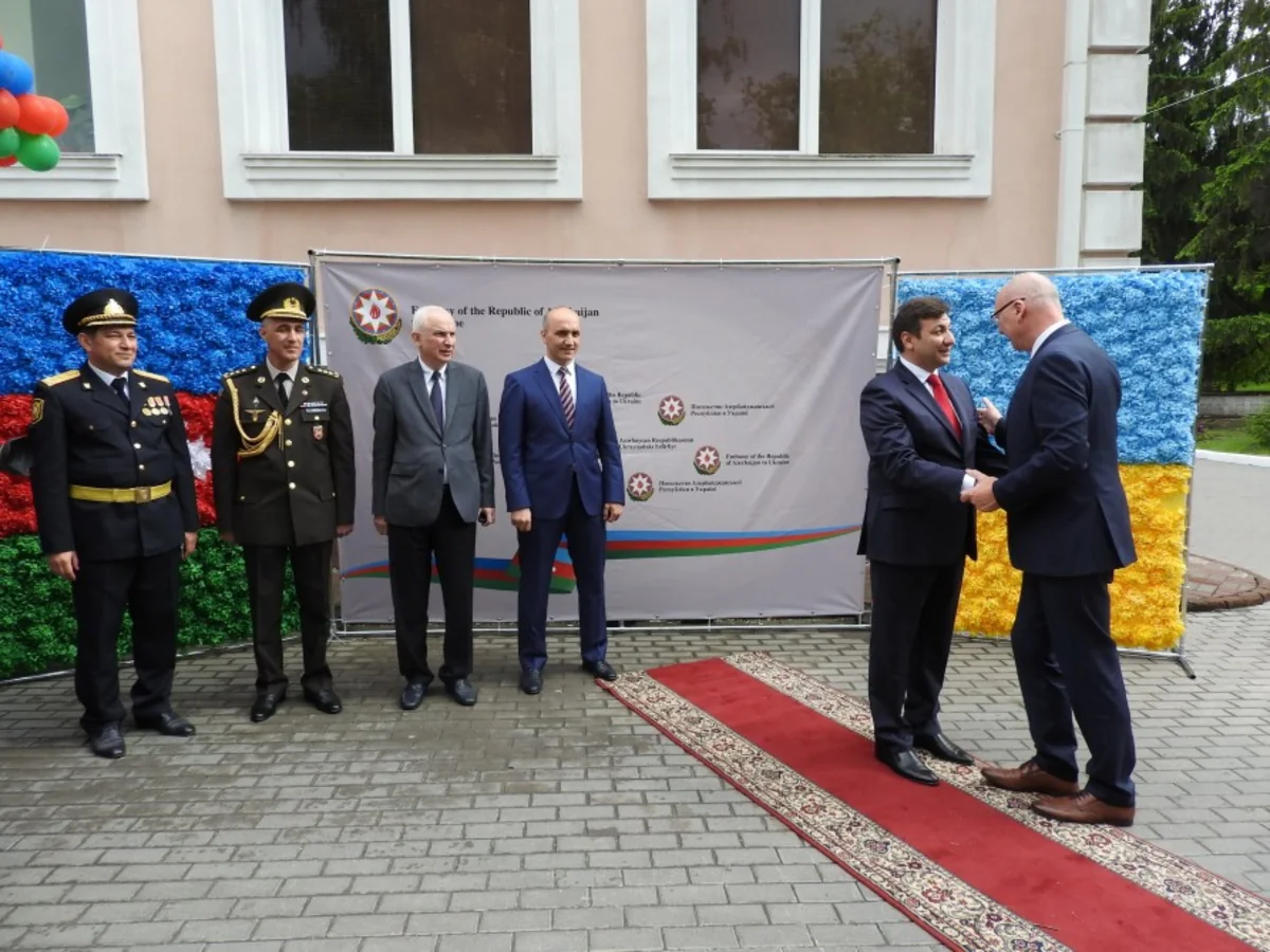 Azərbaycan Xalq Cümhuriyyətinin 100 illiyi münasibətilə Kiyevdə rəsmi qəbul keçirilib