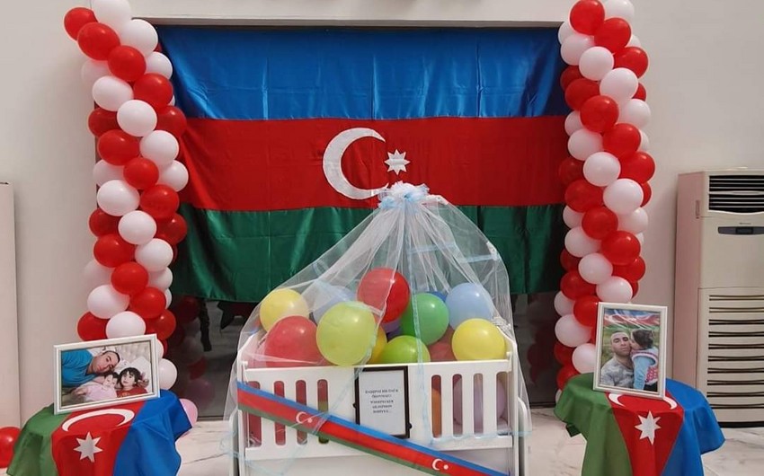 Vətən müharibəsi şəhidinin övladı dünyaya gəlib