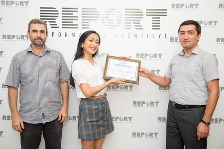 Reportda Media məktəbinin ilk buraxılışı olub