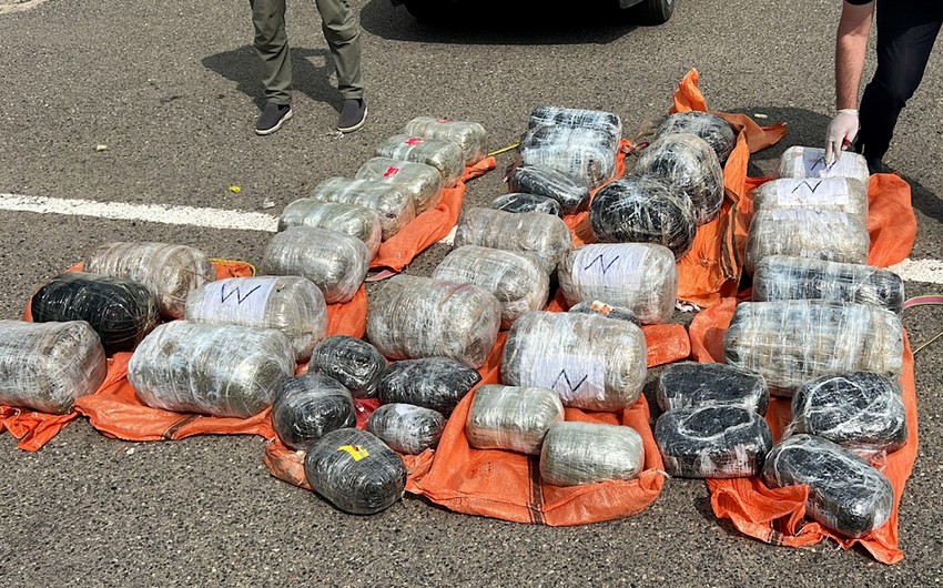 В рамках операции МВД и ГПС Азербайджана из оборота изъято 180 кг наркотиков