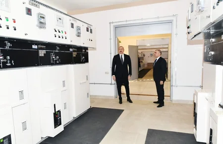 “Ağstafa” elektrik yarımstansiyasının yenidənqurmadan sonra açılışı olub - YENİLƏNİB