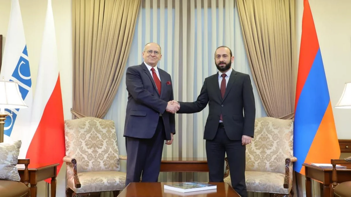 Armenian foreign minister meets visiting OSCE Chairman-in-Office