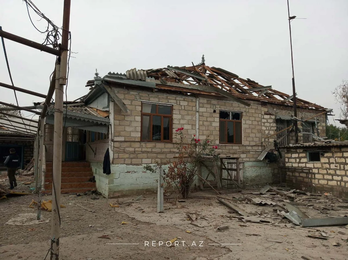 Armenians launched about 20 artillery shells at Tartar