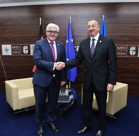 President of Azerbaijan Ilham Aliyev met with German FM