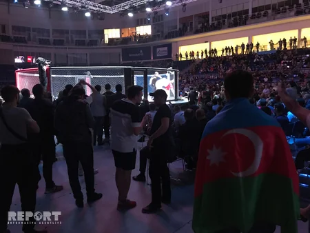 Nəriman Abbasov titul döyüşündə Qazaxıstan idmançısını məğlub edib - FOTO