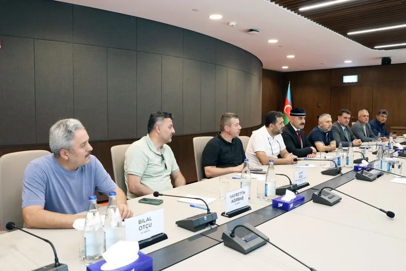 Bir qrup türk iş adamı Azərbaycanda işgüzar səfərdədir