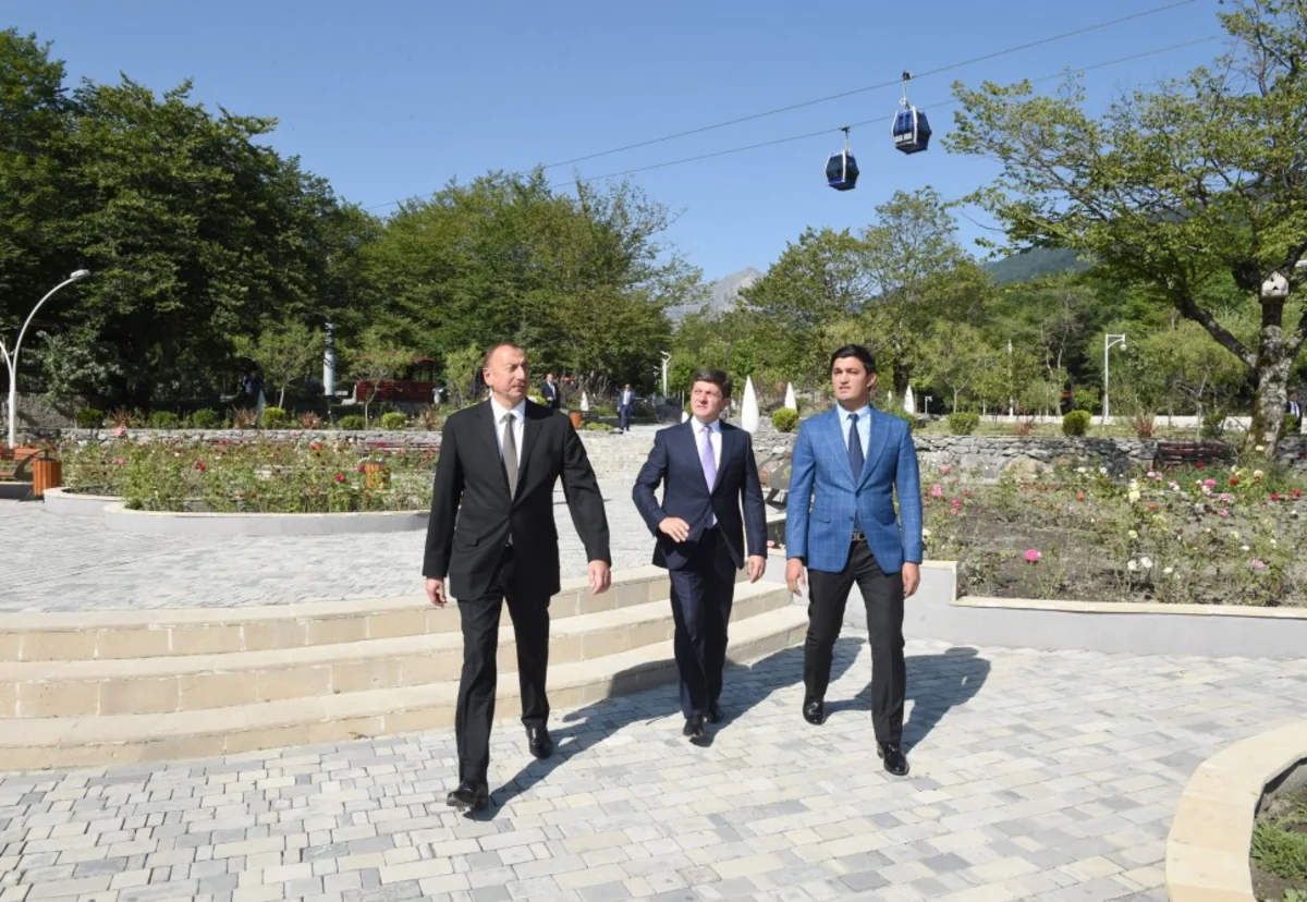 “Qəbələ” Park-Bulvar Kompleksi yenidənqurmadan sonra istifadəyə verilib